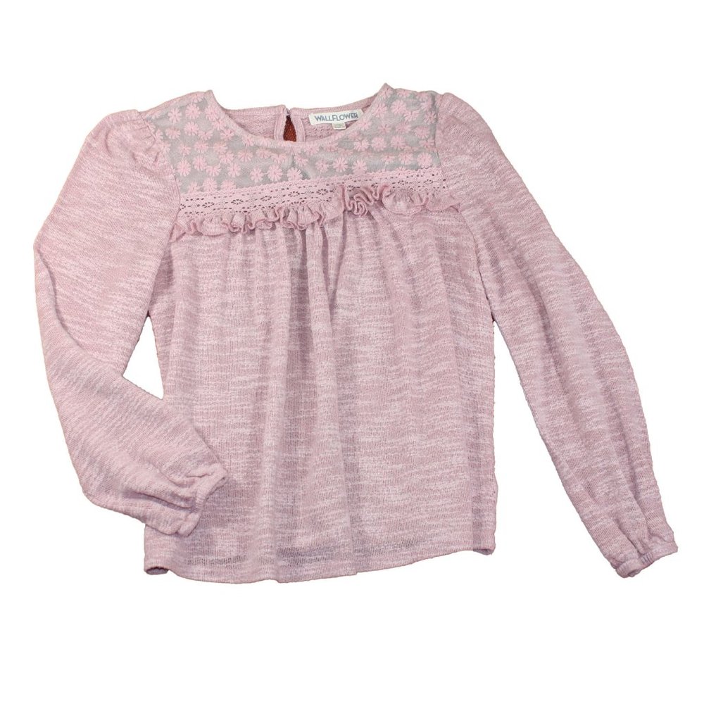 Vintage "Wallflower" L/S Pink Sweater   Size Medium